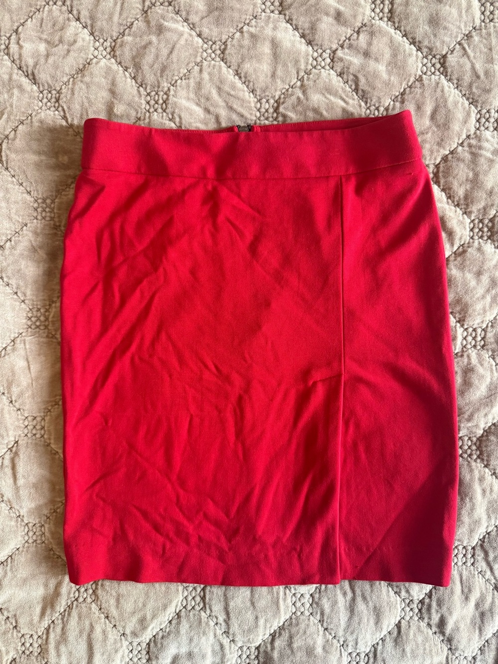 Cache Cherry Red Pencil Skirt